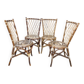 4 Louis Sognot chairs
