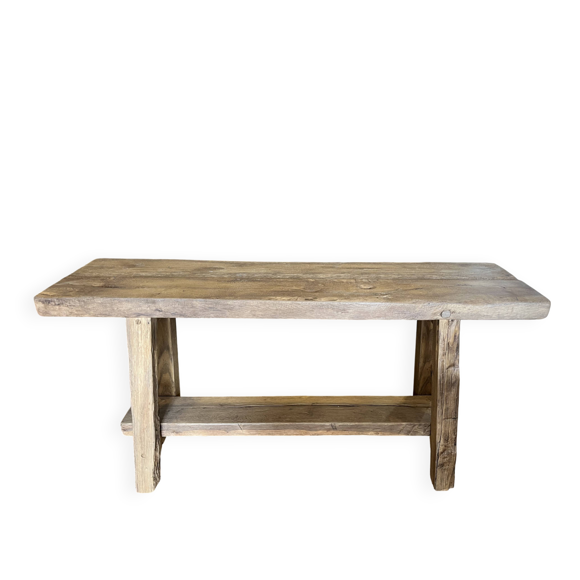 Console chêne massif ancien centenaire