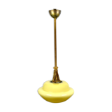 Art deco pendant light with trimmings