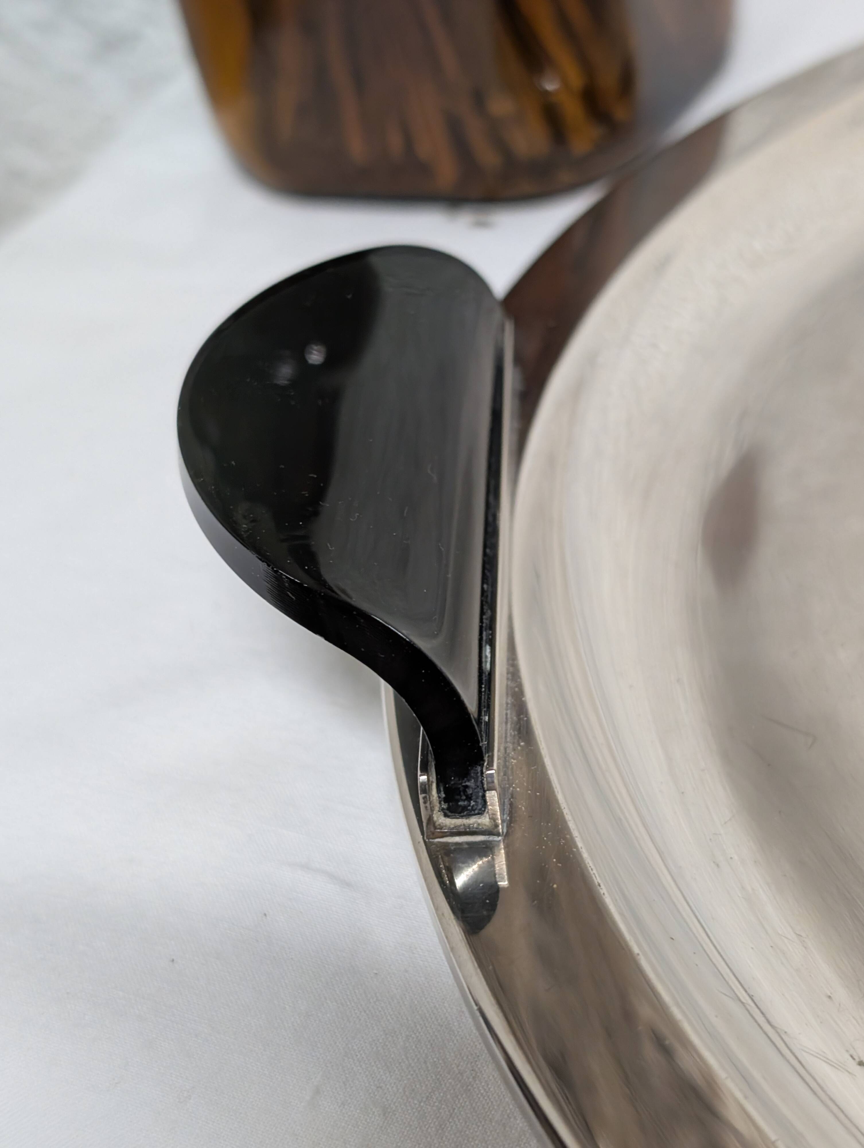 Silver-plated vintage plateau Studio