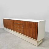 Vintage Italian modernism sideboard credenza 'Duo-tone'
