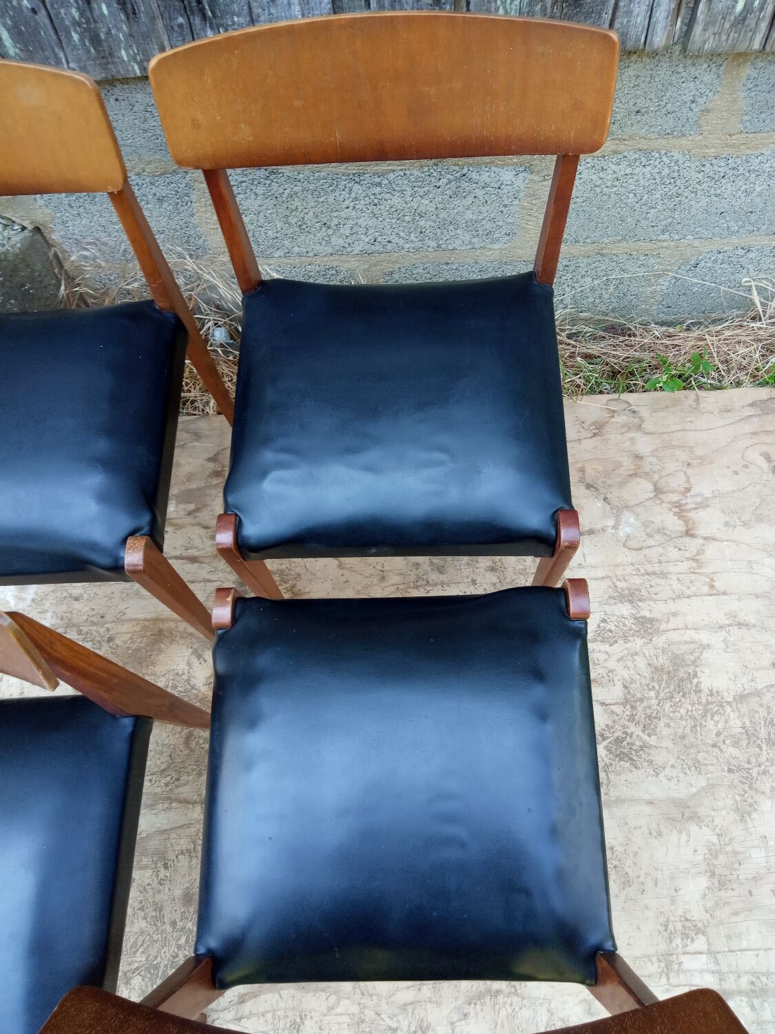 4 Scandinavian chairs from the 60s