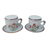 Lot de 2 tisanières vintage