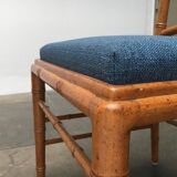 Mid-century Italian dining chairs by Giorgetti, set of 4.