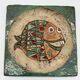 Wall ceramic "fish" – roland zobel, the cyclades 1970s