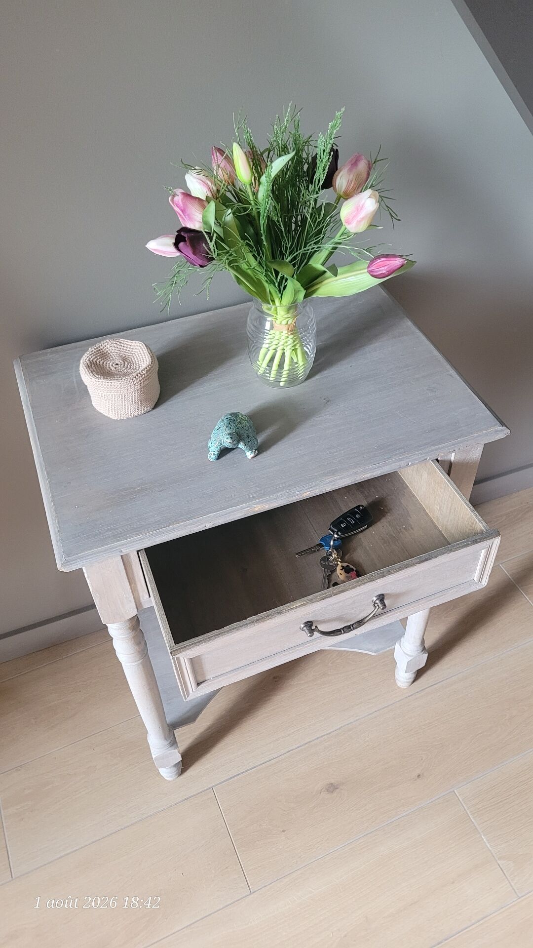 Meuble d'appoint, console en bois