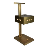Lampe de bureau architecturale Bauhaus Art Déco en laiton, style Marcel Breuer