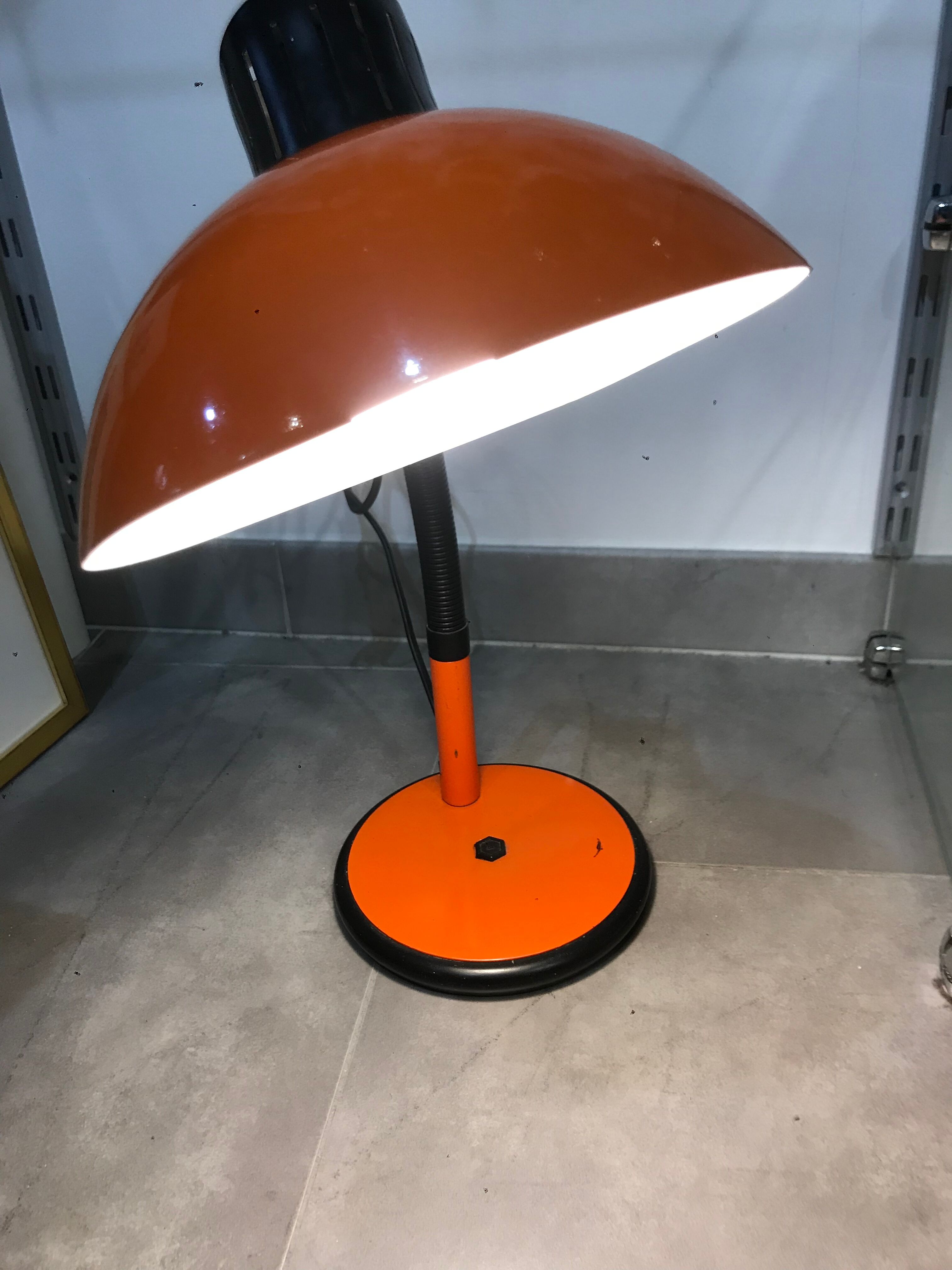 Vintage orange lamp