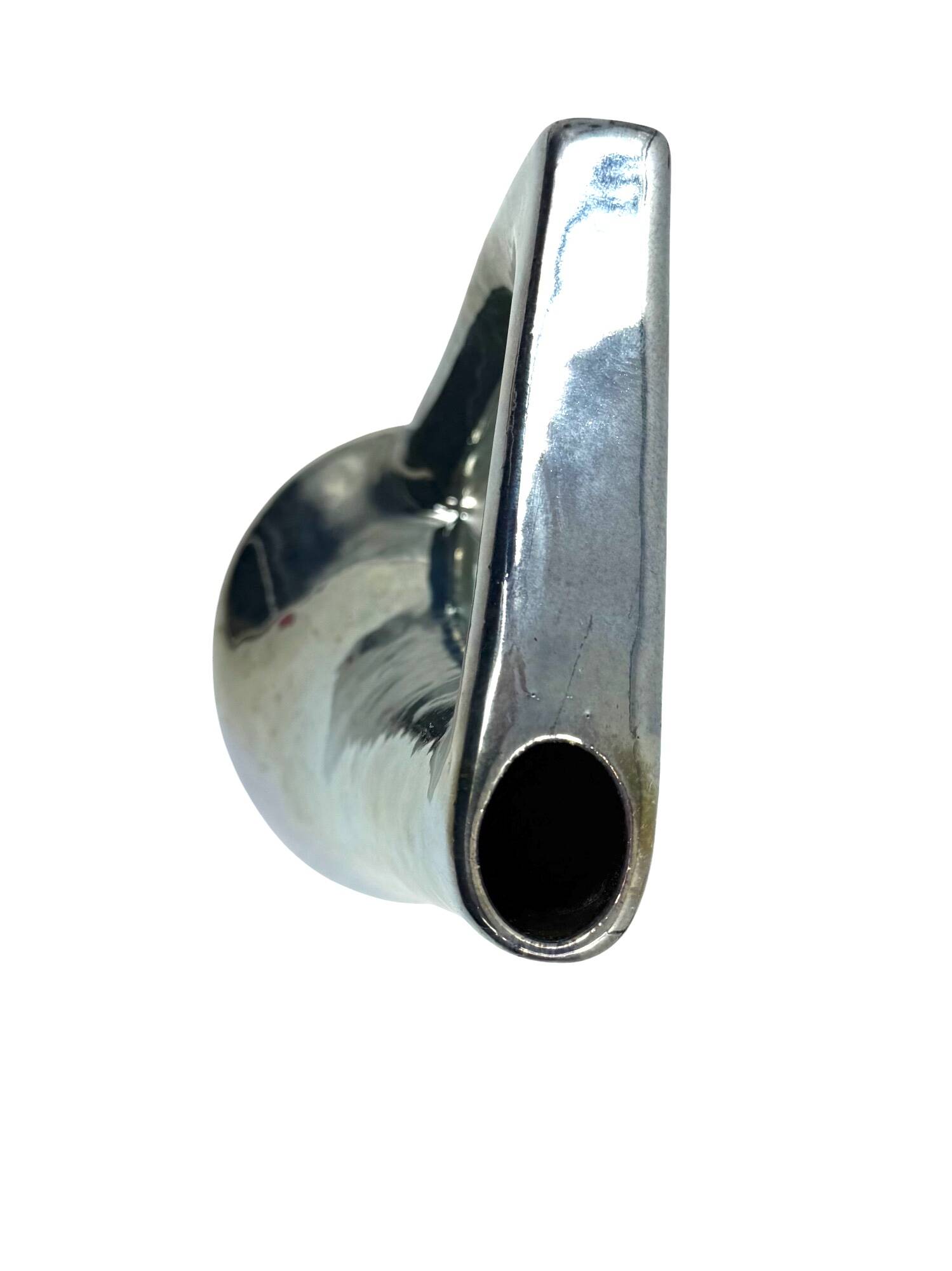 A. Cytère, modern iridescent gres vase, Rambervillers France 1950s