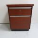 Mid century set of 2 mahogany filing cabinets