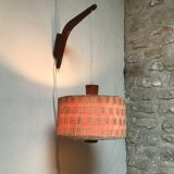 Teak wall lamp, 1950