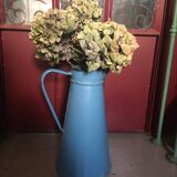 Old blue enamelled broc