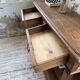19th-century oak console table