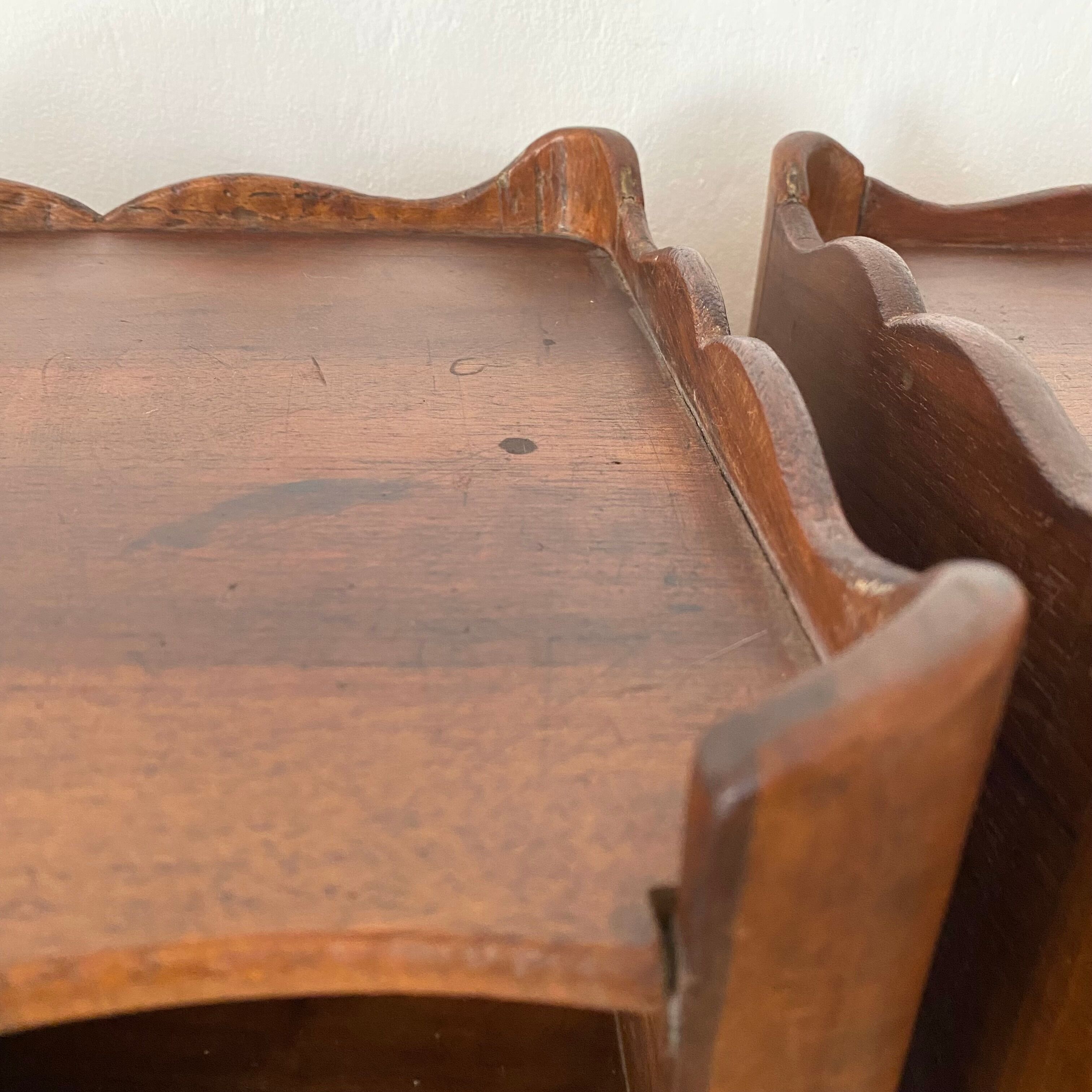 Pair of old louis XV style bedside tables
