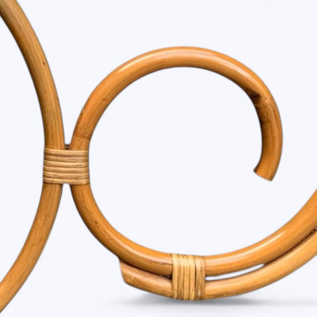 Vintage rattan headboard 1980