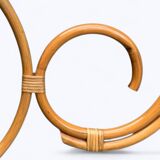 Vintage rattan headboard 1980