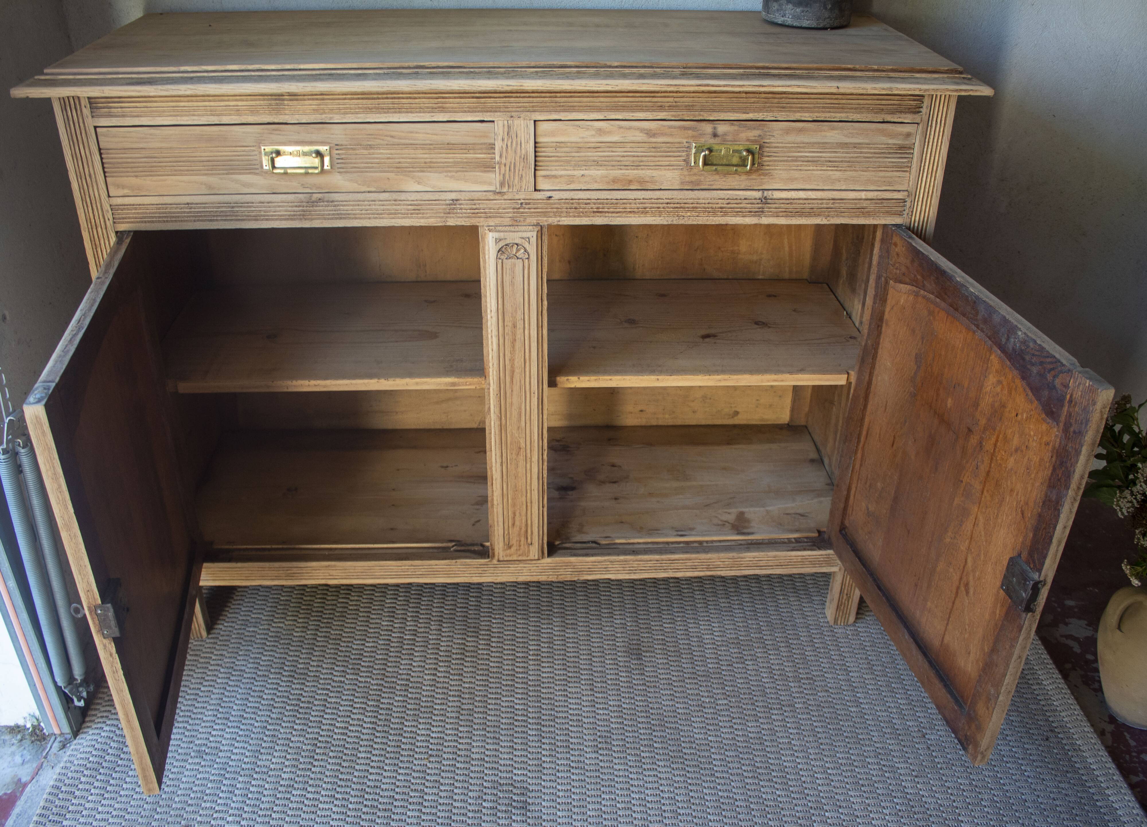 Vintage oak grand buffet