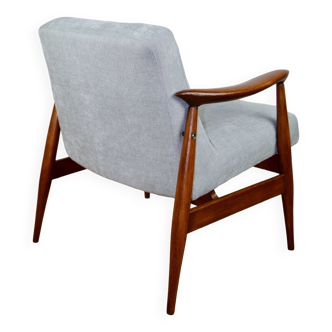 Light Blue GFM63 Lounge Chair by J. Kedziorek, 1970s