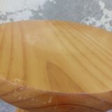 Pair of vintage pine tripod stools
