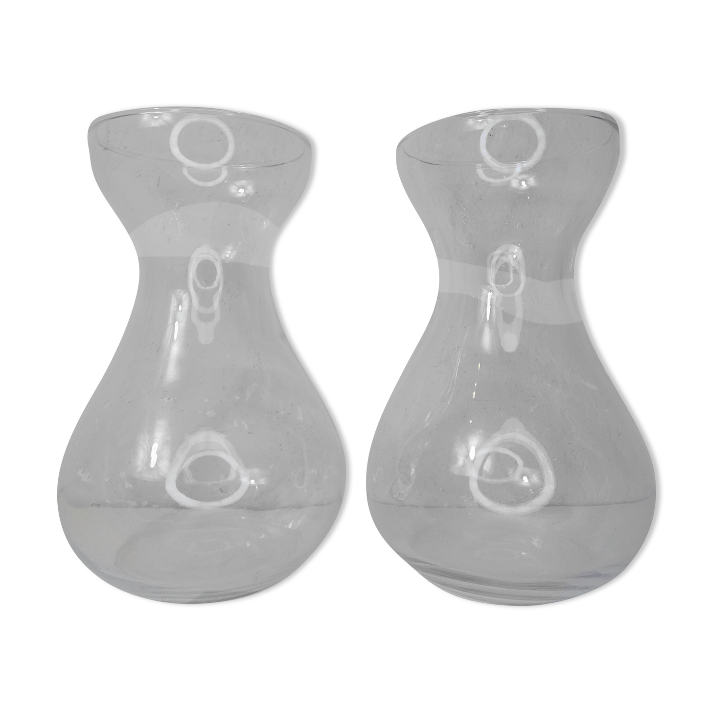 Paire de vases à bulbe vintage