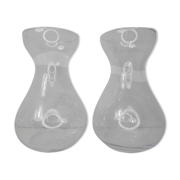 Paire de vases à bulbe vintage