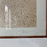 Lithograph cat who sleeps artist's proof signed
