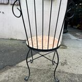 Set of 4 terracotta ceramic mosaic chairs