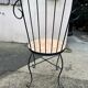 Set of 4 terracotta ceramic mosaic chairs