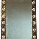 Bronze and Porcelain Mirror from Paris, 1950s