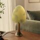 Lampe champignon vintage - pâte de verre