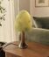 Lampe champignon vintage - pâte de verre