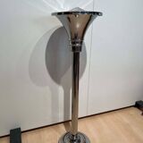 Art Deco Standing Ashtray in Polished and Chromed Metal, Switzerland, 1930