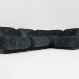 Vintage Italian modular sectional sofa 1970s