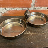 Vintage Double Silver-Plated Serving Dish Former Beggar