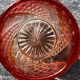 Baccarat Serpentine toilet set, pink crystal, 3 pieces