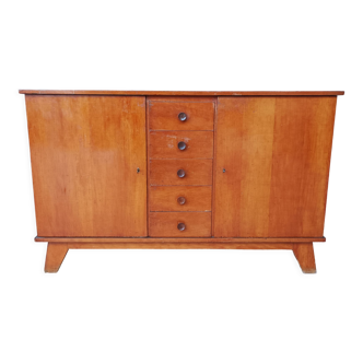 Vintage cherry wood sideboard