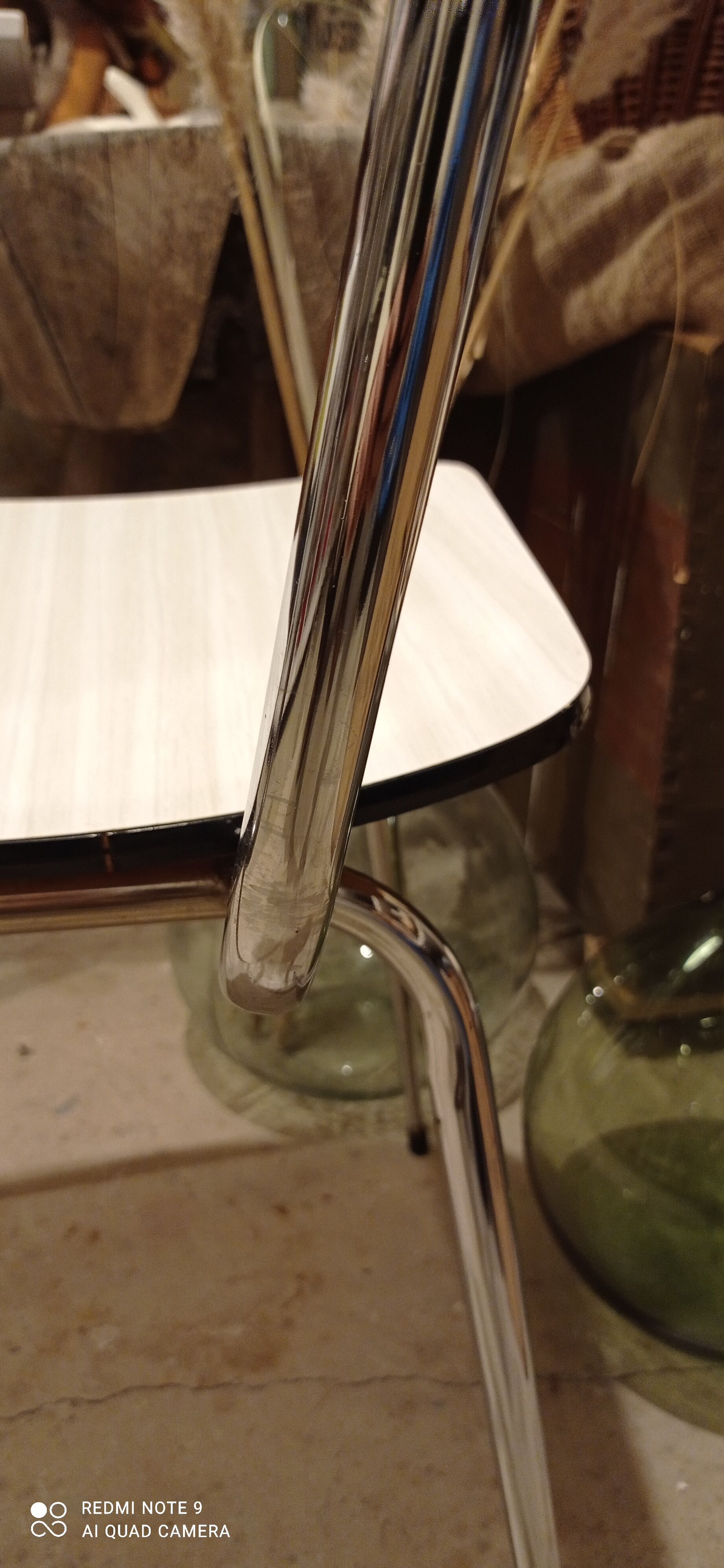 Marbled formica chair