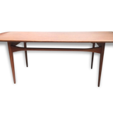 Table Basse Scandinave de Ole Gjerlov-Knudsen & Lind pour France & son, Danemark années 1960