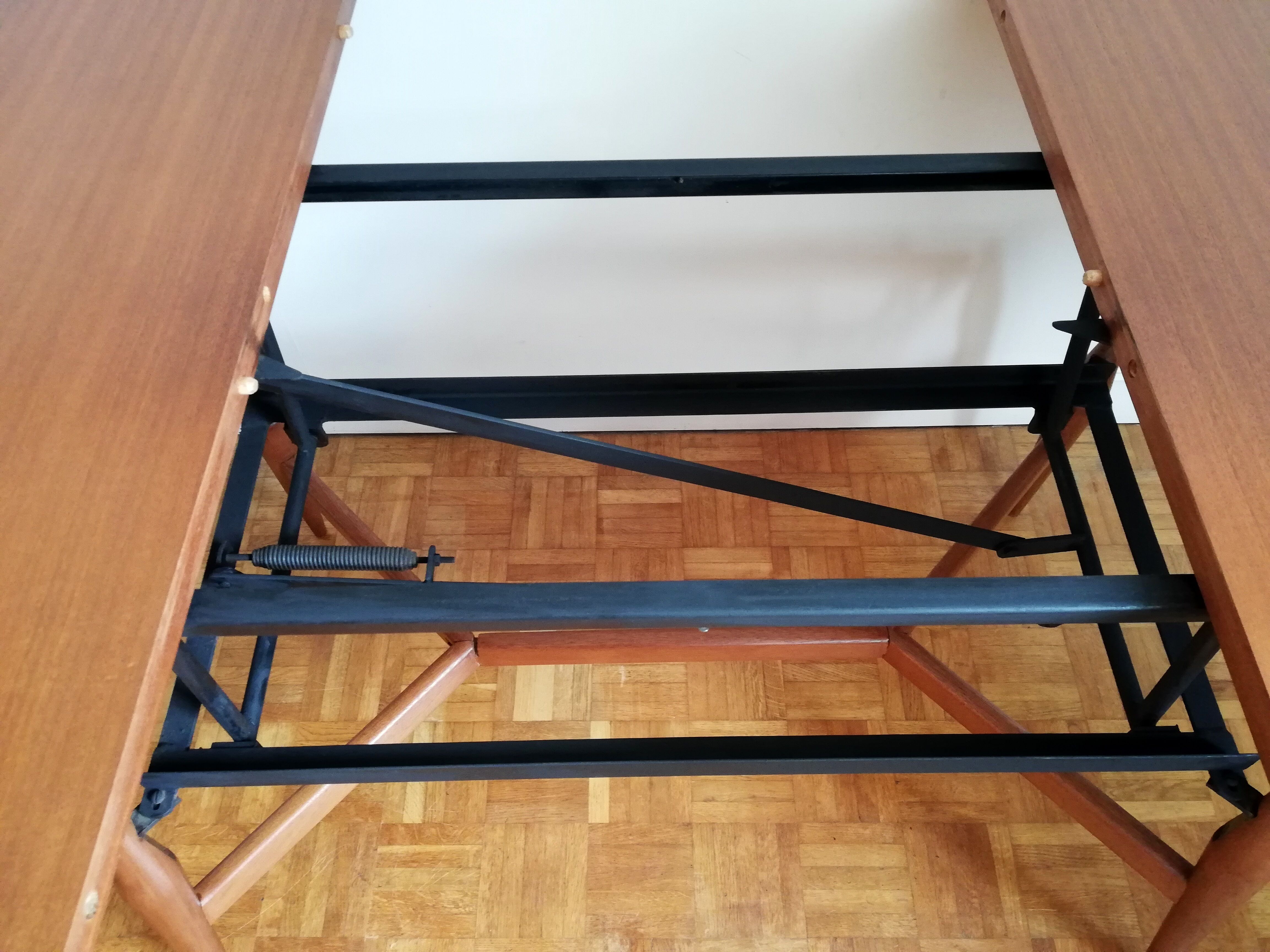 Danish convertible table Smorrebrod by Arne Vodder