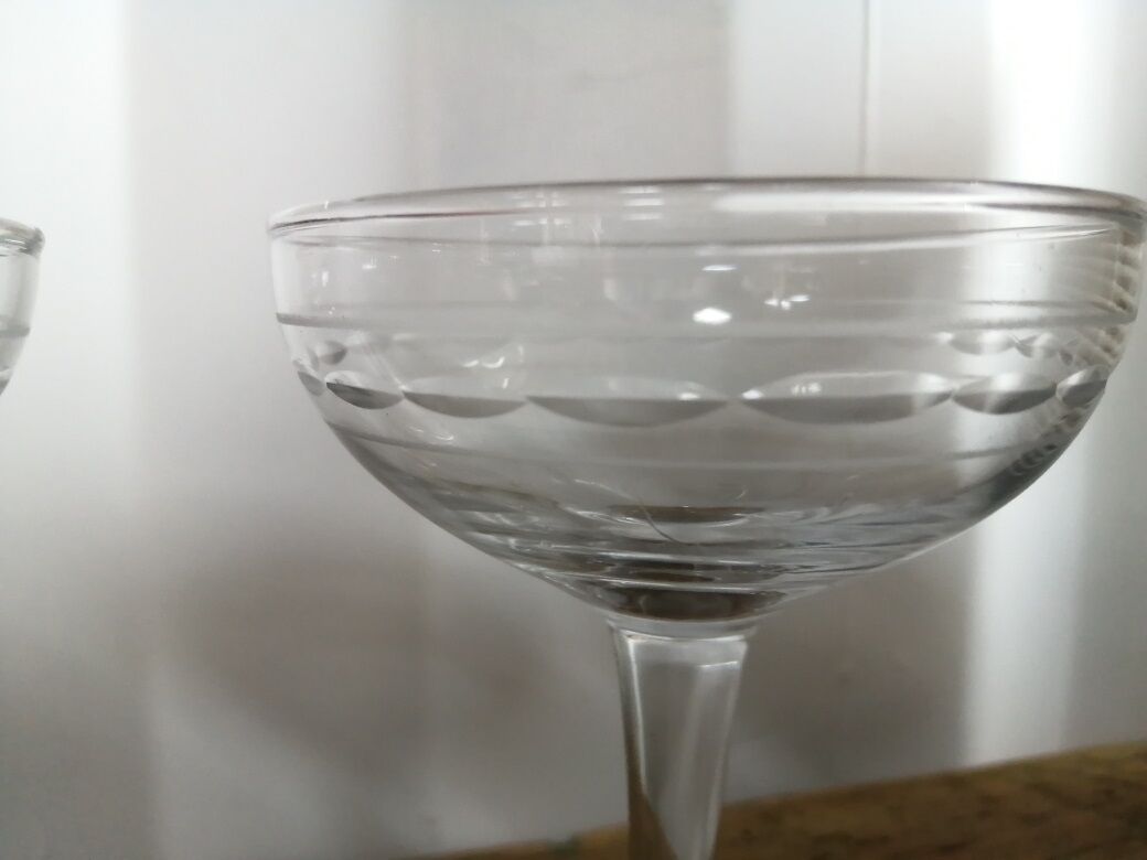 Old vintage champagne cups vintage glass no.2