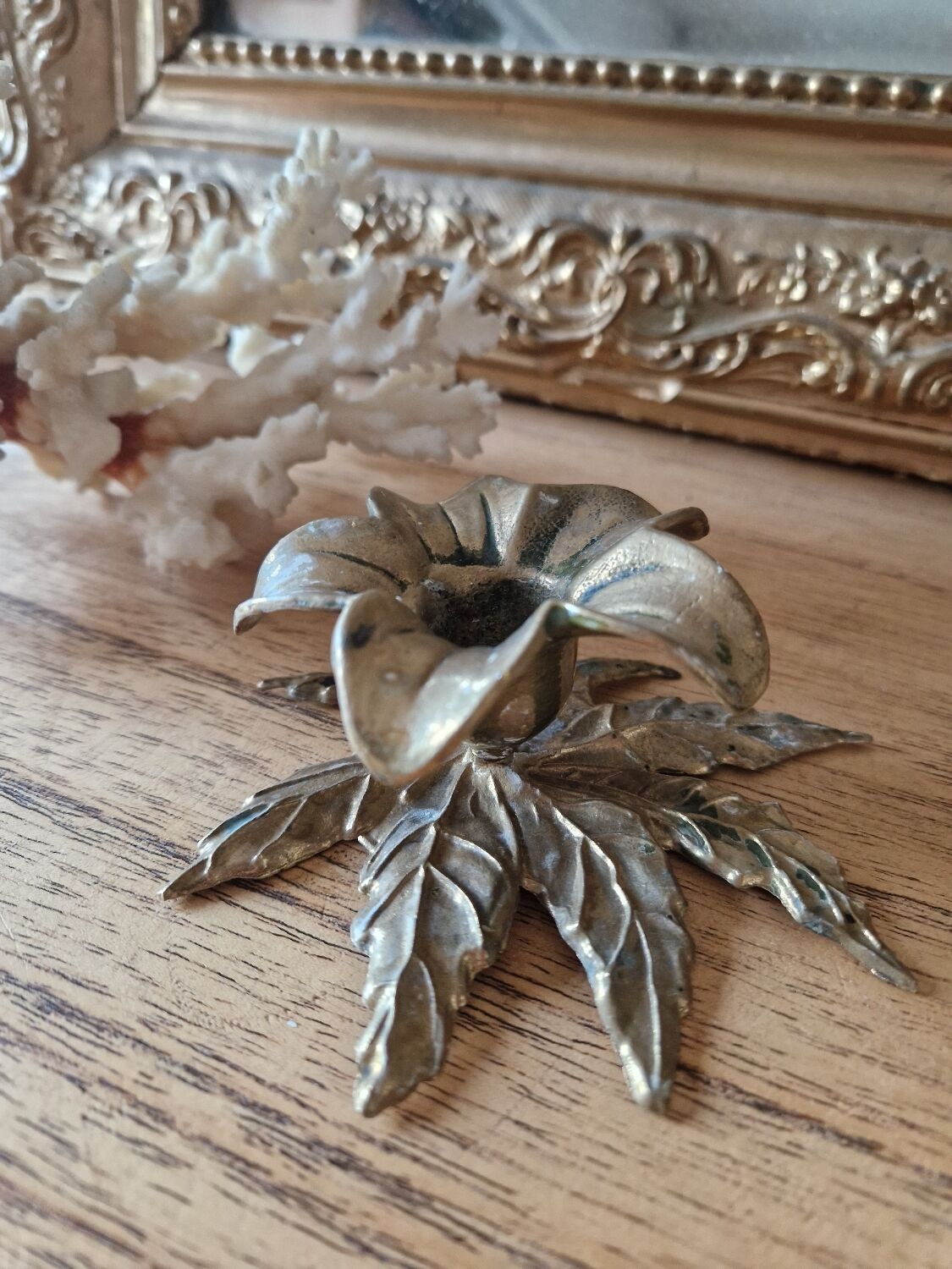 Vintage brass candlestick