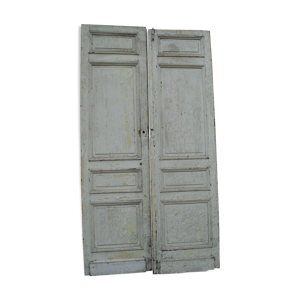 paire de portes en chêne