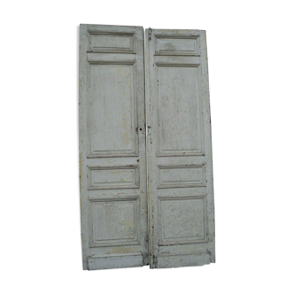 Pair of oak doors