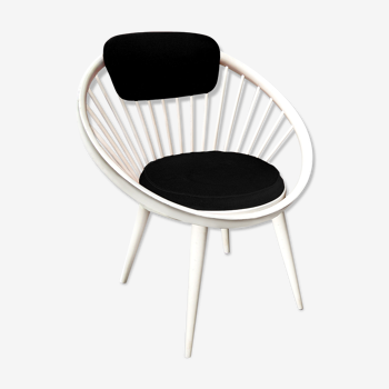 Fauteuil scandinave "circle chair" Yngve Ekström