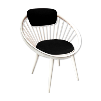 Fauteuil scandinave "circle chair" Yngve Ekström