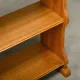 Shelf in Brutalist Henning Kjærnulf or Arts and Crafts style solid Oak 1960