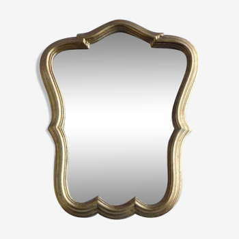 Louis XV-style gold mirror