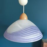 Glass paste pendant lamp