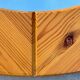 Miroir ovale Suédois en pin design Scandinave des années 80