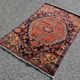 Persian oriental carpet, ancient Iranian Malayer: 0.90 x 1.40 metres